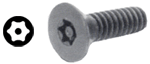 SCREWS - SECURITY - TORX - MACH<br><font size=3><b>10-32 x 1-1/4 Flat HD Torx MS w/Pin (100)